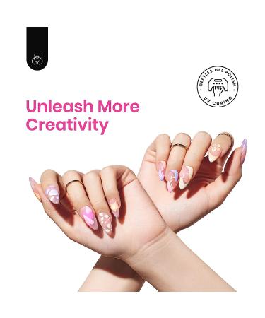 Beetles Gel Nail Polish Kit - 20 Colors with Base Gel, Glossy & Matte Top Coat | Spring/Summer Pastel Girly Colors Set | Macaroon Bright, Solid Sparkle Glitters | for Women and Girls - Buy Online on GoSupps.com