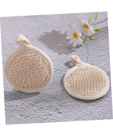 FOMIYES 2pcs Bath Towel Exfoliating Cloths - Natural Loofah Pads & Sponges for Body and Face - Ideal Shower Accessory - Buy Online on GoSupps.com