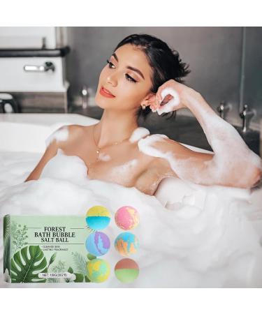 Yapetnck Shower Bombs | Bath Bubble Salt Ball | Natural Bubble Bath Balls for Relaxation Moisturizing Suitable for Women Kids and Men - Buy Online on GoSupps.com