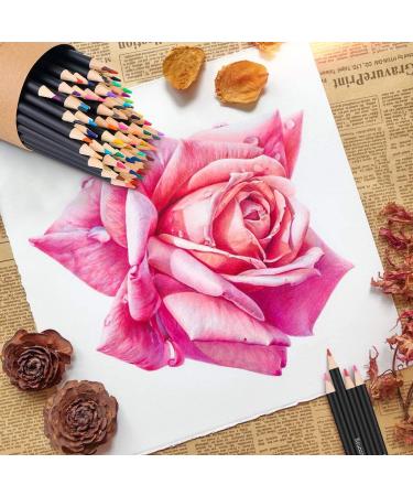 SOUcolor 72-Color Soft Core Colored Pencils for Adult Coloring Books - Artist Sketching & Drawing Set for Beginners and Kids | Art Craft Supplies & Gift - Buy Online on GoSupps.com