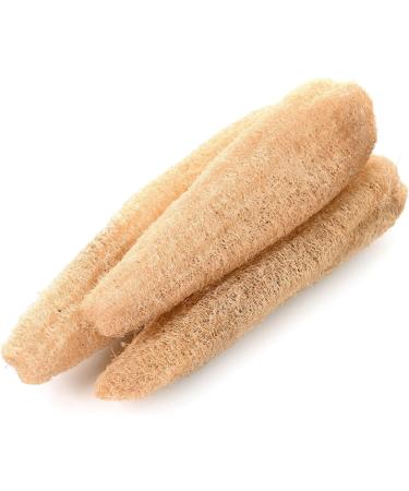 3 Pack Natural Loofah Exfoliating Body Sponges - Eco-Friendly, Biodegradable Shower Luffa - Buy Online on GoSupps.com