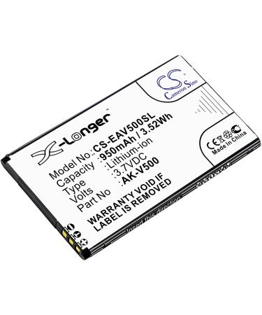 SEMEA Battery Replacement for Emporia P/N: AK-V500 Prime Prime V500 Prime V500.3G V500