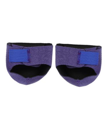 FOMIYES 1 Pair Silicone Heel Cover Anti-Slip Heel Sock Heel Pads for Shoes That are Too Big Sponge Hair Rollers Heel Protective Tool Breathable Heel Support Spurs Adjustable Product Cloth Blue 12x9.5x3.5cm