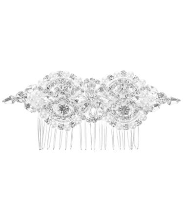 VALICLUD Women Bride Hair Comb With Artificial Diamonds Bride Hairpin Bridal Hair Accessory