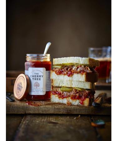 Spicy Tomato Chutney with Caramelized Onions - Premium Gourmet Chutney - 320g | The Cherry Tree - Buy Online on GoSupps.com