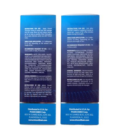Tricovit Hair Loss & Thinning Shampoo & Conditioner Routine 8.4oz - Buy Online on GoSupps.com