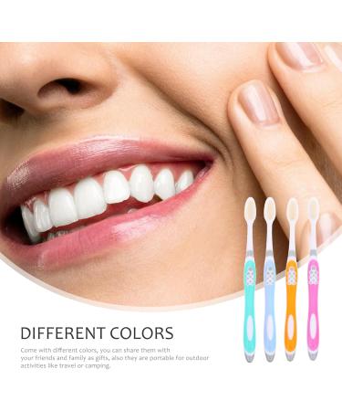 Ultra-Fine Soft Toothbrush Set - 4 Travel-Ready Baby & Men's Manual Toothbrushes for Daily Care - Buy Online on GoSupps.com