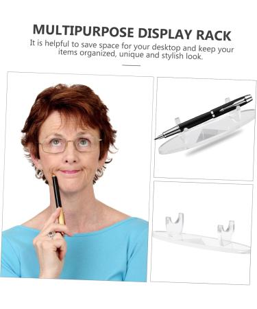 FUNOMOCYA Pen Display Rack 1pc Acrylic Pen Holder pen display stand acrylic brush holder Acrylic Eyeliner Holder cosmetic 12.7x3cm As Shown - Buy Online on GoSupps.com