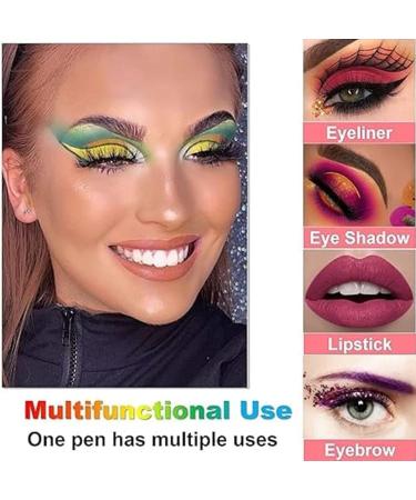 Colored Eyeliner | 14 Waterproof Makeup Pencils - Long-Lasting Pencil - For Women Wives Girlfriends Makeup Enthusiasts Beginners Parties Cosplay Everyday Life Christmas - Buy Online on GoSupps.com
