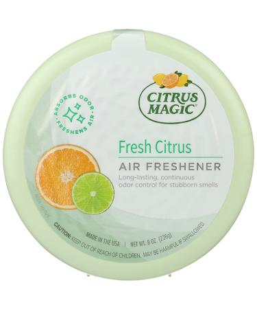 Citrus Magic Odor Absorbing Solid Air Freshener, Fresh Citrus, 8-Ounce Fresh Citrus Pack of 1