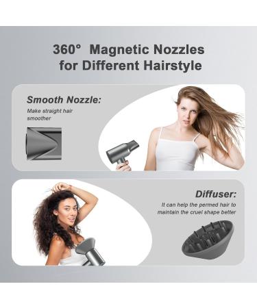 Professional Ionic Hair Dryer - Fast Drying & Travel Friendly | Safe Hair Care with Diffuser - Buy Online on GoSupps.com