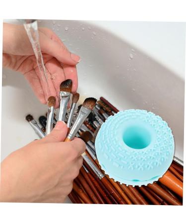 Angoily Cleanser Makeup Cleaner Makeup Brush Cleaner Pad Make up Brush Cleaner Makeup Brush Cleaning Pads Makeup Cleaner Dry Makeup Brush Cleaner Silica Gel Sponge Washer - Buy Online on GoSupps.com