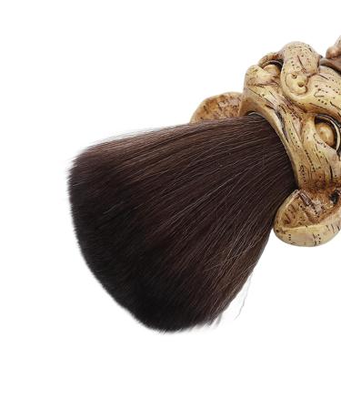 Premium Large Hair Cutting Brush - Soft Nylon Wool with Wooden Handle for Precise Hairdressing - Buy Online on GoSupps.com