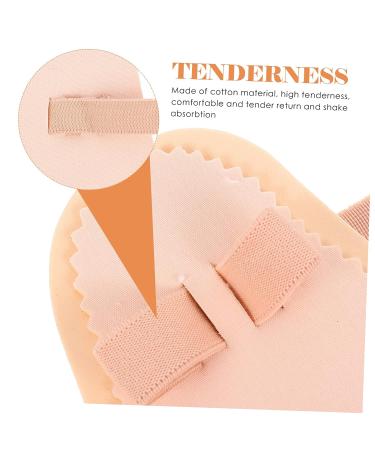 4pcs Hallux Valgus Correction Pads - High Heel Foot Protectors for Bunions - Toe Separator and Pain Relief Device - Brown - Buy Online on GoSupps.com