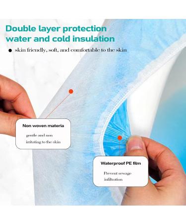PMELCXD Toilet Seat Covers Disposable -20 PCS Disposable Non-Woven Individually Wrapped Toilet Seat Shields Travel Accessories for Adults Kids(Blue) - Buy Online on GoSupps.com