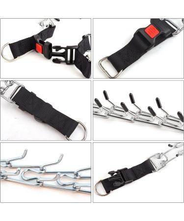 Metal Choke Chain for Dog Durable Anti Bark Collars for Pet Dog Training Outdoor Stainless Steel Prong Collar Personalised Dog Chain Collar for Large Medium Dogs (4mm*60cm) - Buy Online on GoSupps.com