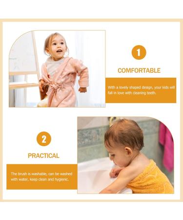 Minkissy Small Crocodile Toothbrushes for Toddlers - Soft Rubber Easy Grip 16-Pack - Buy Online on GoSupps.com