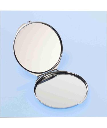 Shop Leo Pattern Silver Pocket Mirror | Travel-Friendly & Stylish Accessory - Buy Online on GoSupps.com