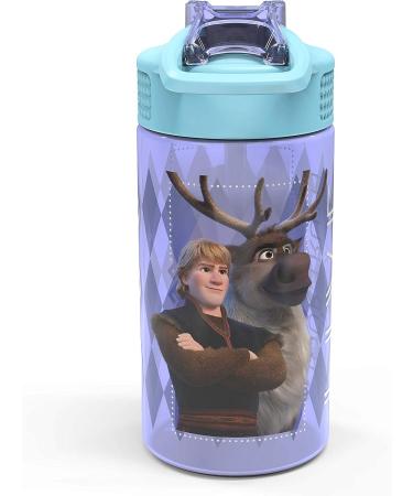 Disney Frozen 2 Kids Water Bottle Set with Reusable Straws - Elsa & Anna Design 16 oz BPA-Free - Leak-Proof, 2pc Set with Carrying Loops - Perfect for Kids - Zak Designs - Buy Online on GoSupps.com