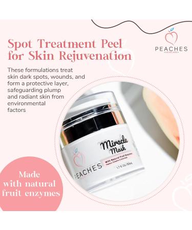 Miracle Skin Facial Mask 1.7 Oz - Hydrating Face Masks with Beeswax Avocado Oil & Pumpkin - Exfoliate & Revitalize Your Skin - Buy Online on GoSupps.com