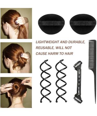 DUNBE Hair Styling Set 28 Pcs Hair Design Styling Tools Accessories DIY Hair Accessories Hair Modelling Tool Kit Hairdresser Kit Set Magic Simple Fast Spiral Hair Braid Hair Braiding Tool - Buy Online on GoSupps.com
