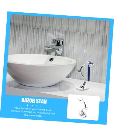 Fomiyes 3-in-1 Razor Holder & Brush Stand | Organize Electric Shavers & Brushes for Men | Durable & Space-Saving Bathroom Accessories - Buy Online on GoSupps.com