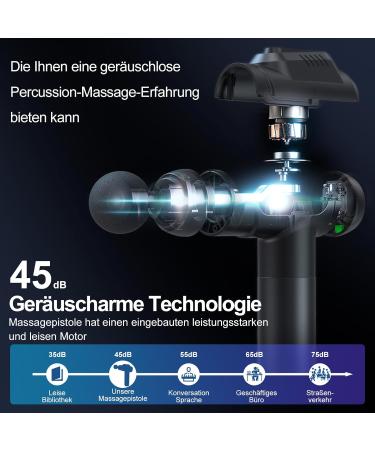 Massage Gun - Timiyou 99 Speeds 6 Massage Heads Quiet Muscle Relief for Back Shoulder & Neck Pain - Buy Online on GoSupps.com