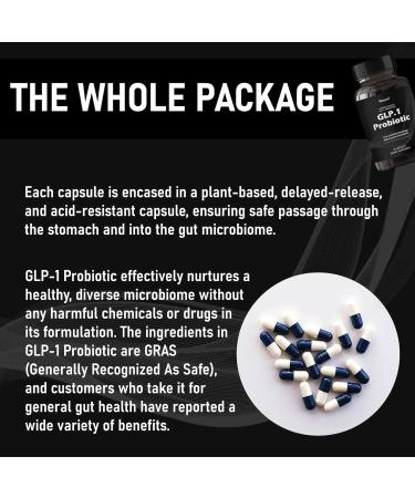 MAPUG GLP-1 Probiotic 30 Capsules - 500M AFU Multi-Strain Probiotic + Prebiotic Naturally Support GLP-1 Production & Curb Appetite Delayed Release Third-Party Tested for Men & Women (1-Pack) - Buy Online on GoSupps.com