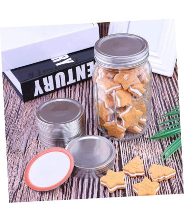 OUNONA 54pcs Mason Jar Lids Solid Sealing Cap Tinplate - Buy Online on GoSupps.com