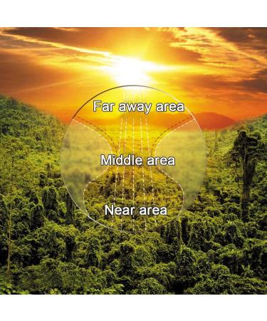 Women's Cat Eye Multifocal Progressive Glasses UV400 Transition Photochromic Lens +1.0 to +3.0 Blue 2.5x With Spring Hinges - Buy Online on GoSupps.com