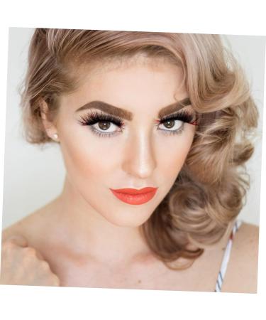 minkissy 3d Stickers 12 Pairs Fake Eye Cosplay False Eye Thick Cross Eye Fluffy Eye Eye Makeup Eye Stickers Fake Colored Eye Lash Tool The Cross Line 3d - Buy Online on GoSupps.com