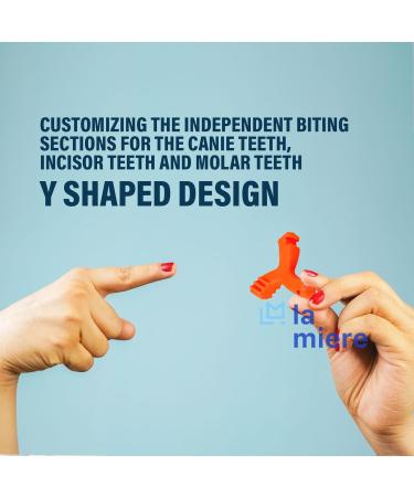 Food Grade Silicone Y Shaped Teeth Aligner Tray - Neon Orange - 1 Piece | International Shipping Available - Buy Online on GoSupps.com