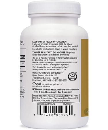 Qunol Extra Strength Ubiquinol CoQ10 200mg - 60 Softgels | Heart Health & Energy Support - Buy Online on GoSupps.com