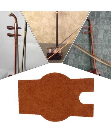 Fmzrbnih erhuAccessories Aanti Skid Pad 5.31x2.56in Brown Cowhide erhuPad Long-Lasting Aanti Slip Mat | Musical Instrument erhuAccessory for Players Cushion Protection Non Slip Performance Pad - Buy Online on GoSupps.com