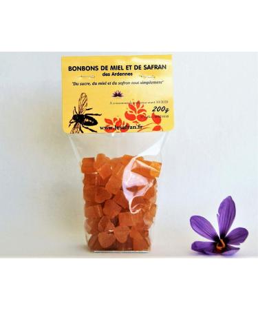 Honey and saffron candy, direct producer, 200 g