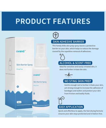 No-Sting Skin Protectant Barrier Film Spray | Shields Skin from Fluids & Friction | 1 oz Bottle - Buy Online on GoSupps.com