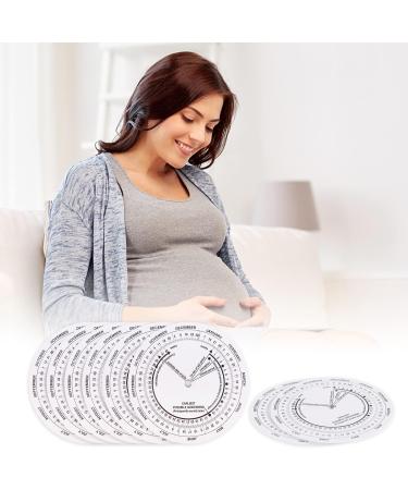 Ruiqas 8Pcs Pregnancy Wheel - Accurate Due Date Calculator for Doctors Midwives & Pregnant Patients | International Shipping Available - Buy Online on GoSupps.com