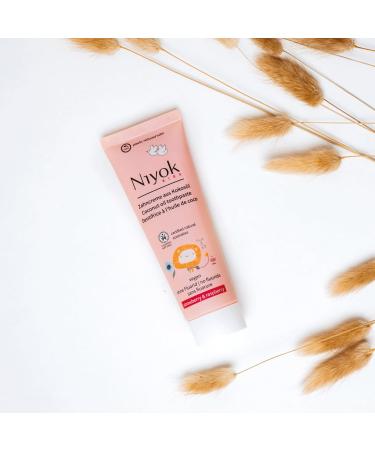 Niyok Bio Toothpaste for Children - Natural Vegan Fluoride-Free 75ml | Fruity Strawberry & Raspberry Flavor | Protects Teeth & Gums - Buy Online on GoSupps.com