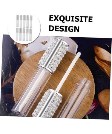 Happyyami Lot de 10 Tubes Gloss L vres 5 Ml Ronds Transparents en Verre pour Maquillage L vres DIY Voyage - Buy Online on GoSupps.com