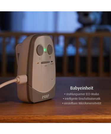 Reer Nova Baby Monitor - Inventor of Baby Monitors Volume Control 450m Range Optical Noise Display - International Shipping Available - Buy Online on GoSupps.com