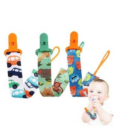 Rianpesn pacifier holder clip - pacifier band |Pacifier strips remain in place good fixed effect for bite toys for children children girls babies T2 combination