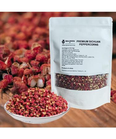 BAILINHOU Premium Sichuan Peppercorns Red and Green Peppers 4oz - Original Imported from Szechuan China - Buy Online on GoSupps.com