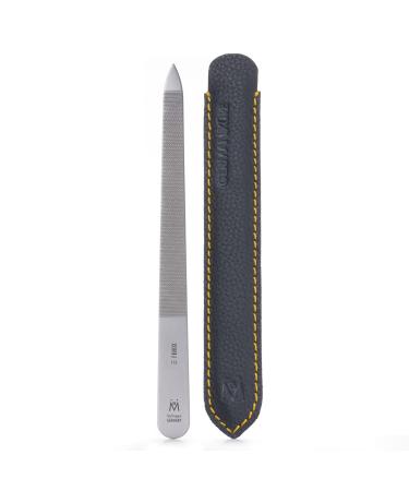 GERMANIKURE Original Triple Cut Metal Nail File  Double Sided FINOX Stainless Steel  Ethically Made in Solingen Germany Original (6 Inch)