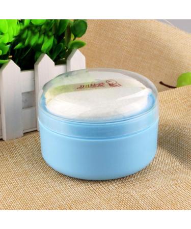 Empty Powder Puff Box with Bath Powder Puffs and Sifter - Healifty 1Set - Buy Online on GoSupps.com