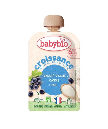 BABYBIO Brass croissance cassis riz bio 100g Beige 100 gramme