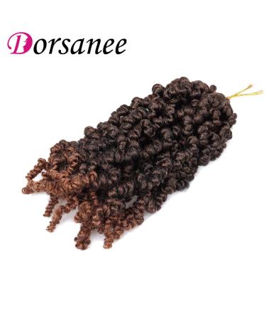 Pre-twisted Spring Twist Crochet Hair Short Curly Braids 8 inch (Pack of 4) T30 - Synthetic Hair Extensions - Buy Online on GoSupps.com
