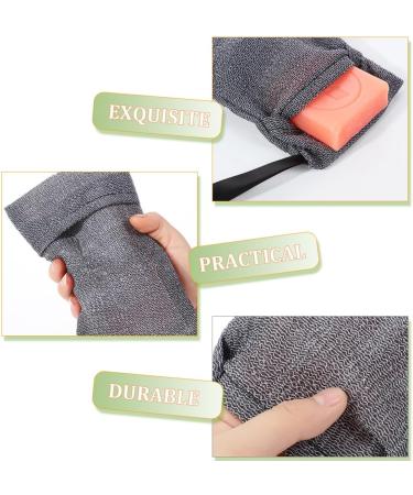 HAPINARY 30 Pcs Soap Bag Travel Soap Keeper Soap Foaming Pouch Bath Soap Liquid Soap Pouches Soaps Nylon Grey - Buy Online on GoSupps.com