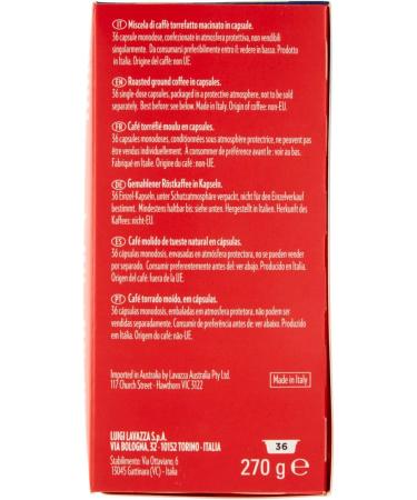 Lavazza A Modo Mio Crema e Gusto Espresso Coffee Pods - 36 Capsules - Buy Online on GoSupps.com