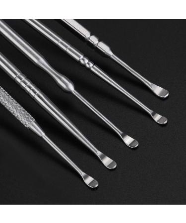 6 Pcs Stainless Steel Ear Wax Removal Kit - Ear Curette & Ear Pick Set | Ear Cleaning Tools - Buy Online on GoSupps.com