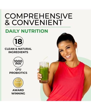 Inspiriko Super Greens Powder with 18 Natural Superfood Ingredients - Spirulina Kale Moringa - Green Powder Superfood with Probiotics 150g UK Made Vegan - for Energy Digestion Immune Support 150 g (Pack of 1) - Buy Online on GoSupps.com